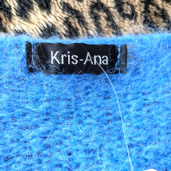 Kris-Ana Mohair oversized cardigan NWT - Picture 8 of 12